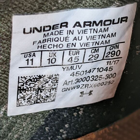 Under Armor Men's C1 N TR Lux Sneakers Shoes - Picture 7 of 10